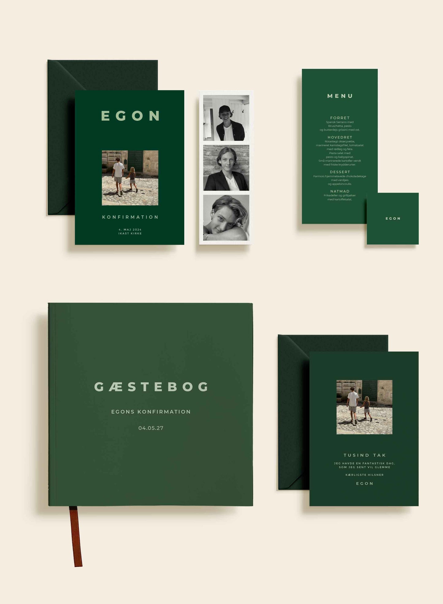 Egon Konfirmation Invitation