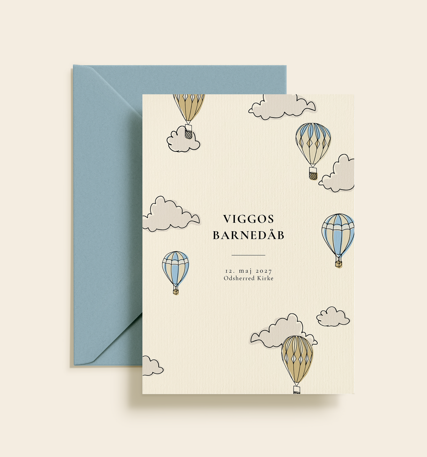 Viggo Barnedåb Invitation