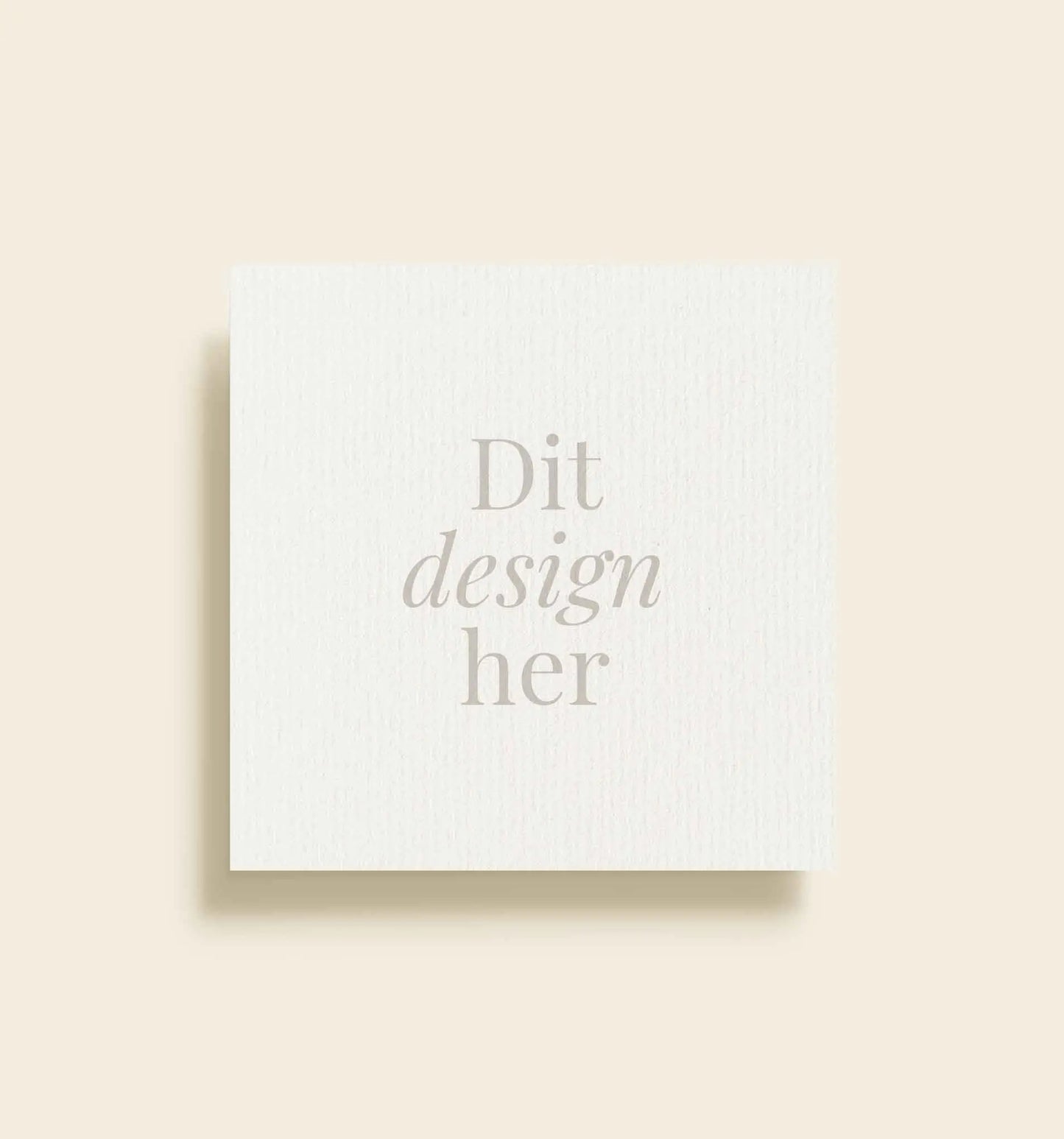 Eget design - Bordkort
