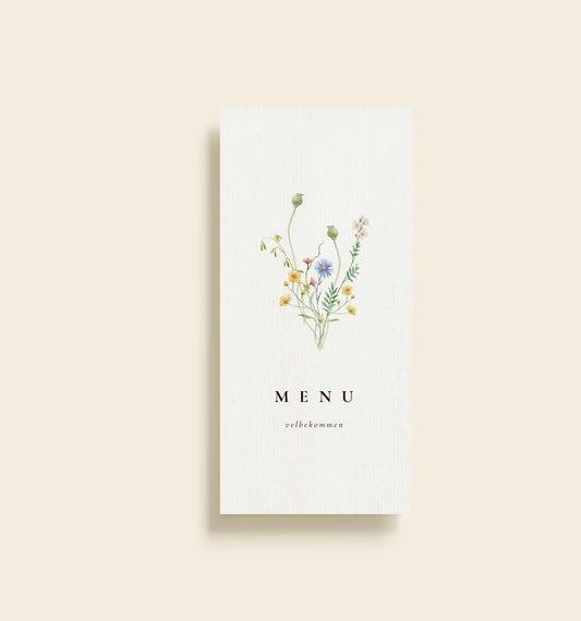 Alice Konfirmation Menukort