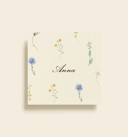 Anna & Anders Bryllup Bordkort