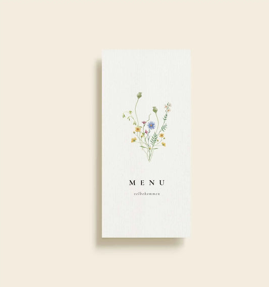 Anna & Noel Bryllup Menukort