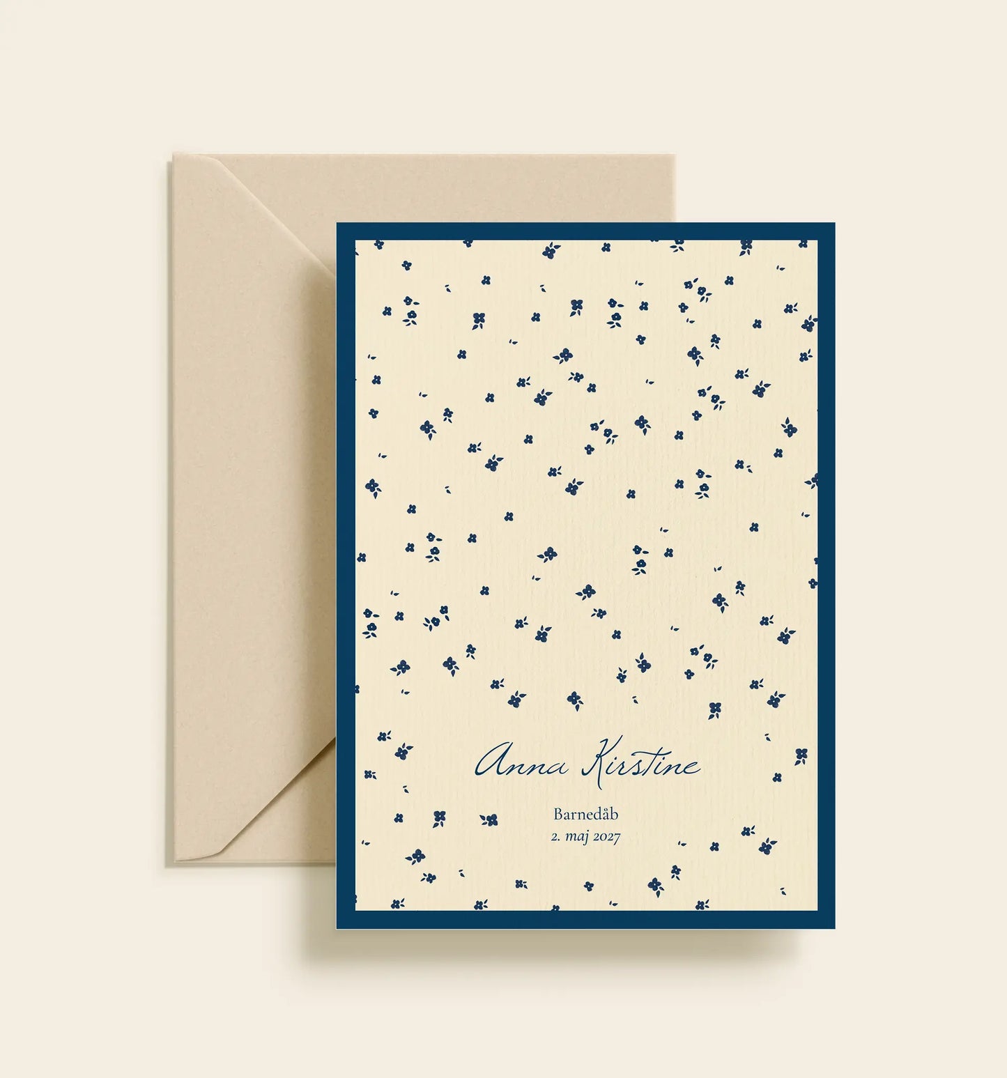 Anna Kirstine Barnedåb Invitation