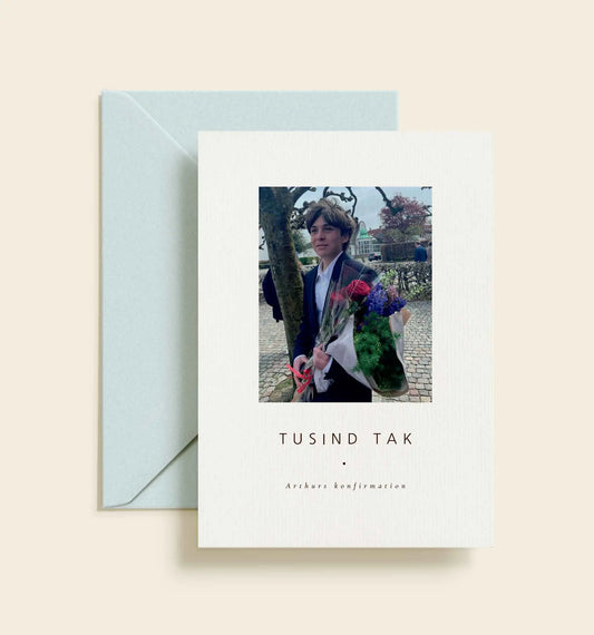 Arthur Konfirmation Takkekort