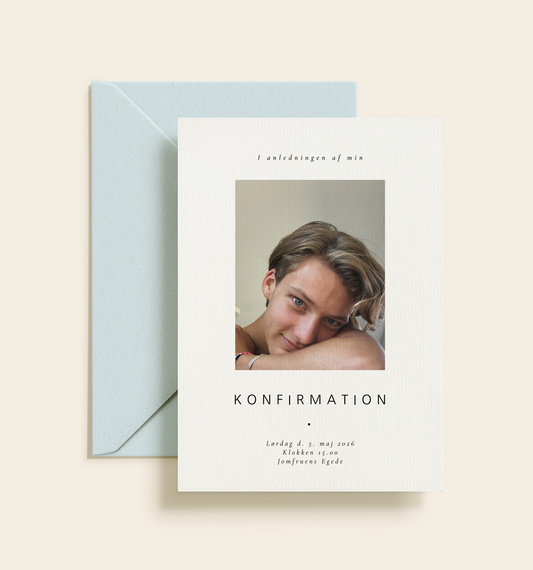 Arthur Konfirmation Invitation