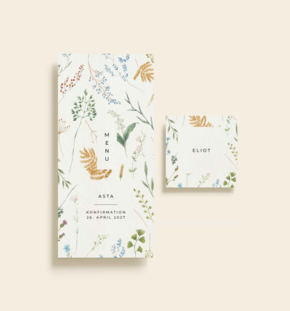 Asta Konfirmation Menukort