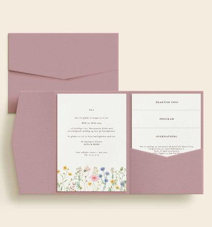 Asta & Mads Bryllup Lommekuvert