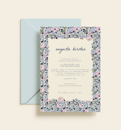 Augusta Kirsten Konfirmation Invitation