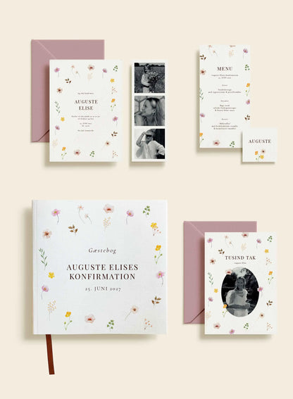 Auguste Konfirmation Takkekort