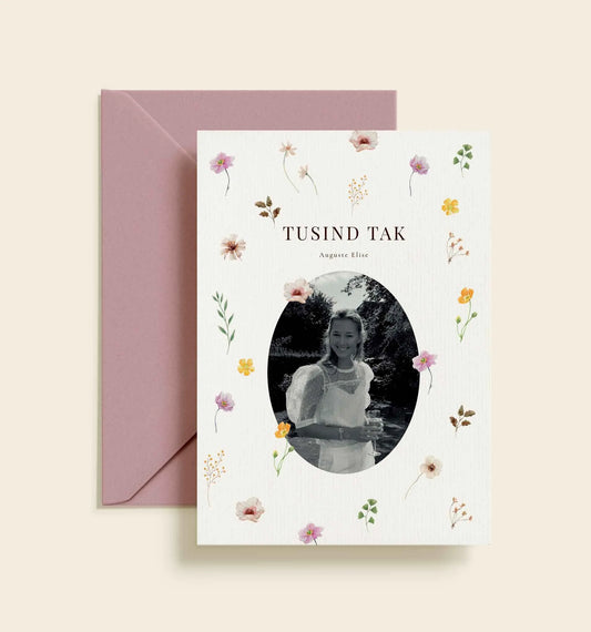 Auguste Konfirmation Takkekort