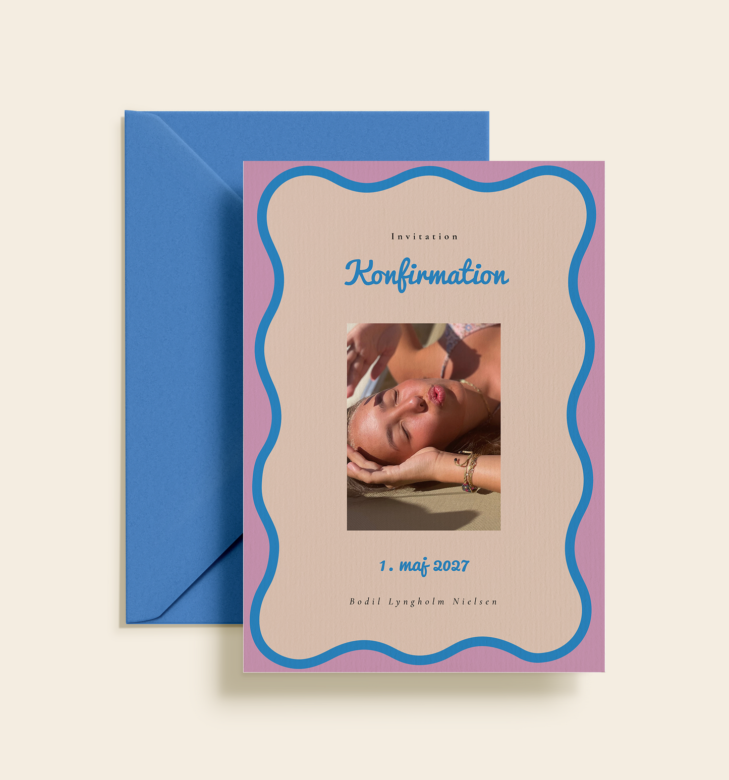 Bodil Konfirmation Invitation