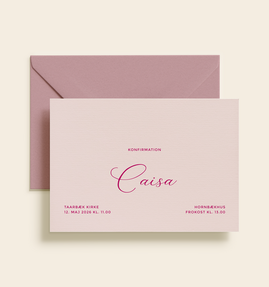 Caisa Konfirmation Invitation