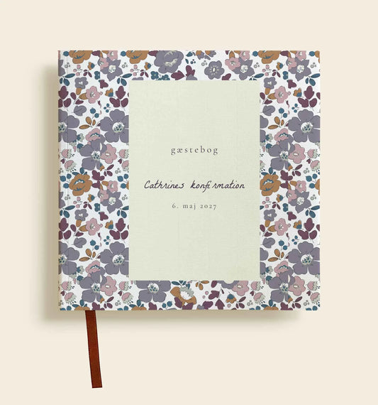 Cathrine Konfirmation Gæstebog med personligt omslag