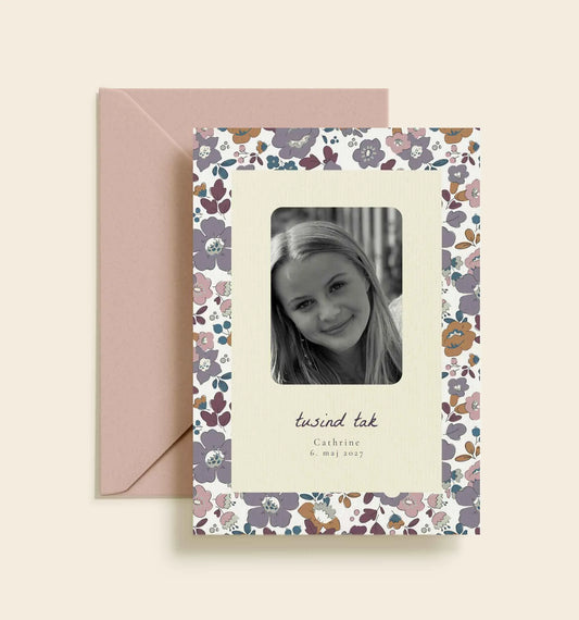 Cathrine Konfirmation Takkekort