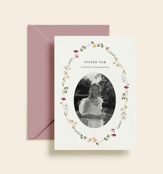 Cirkeline Konfirmation Takkekort