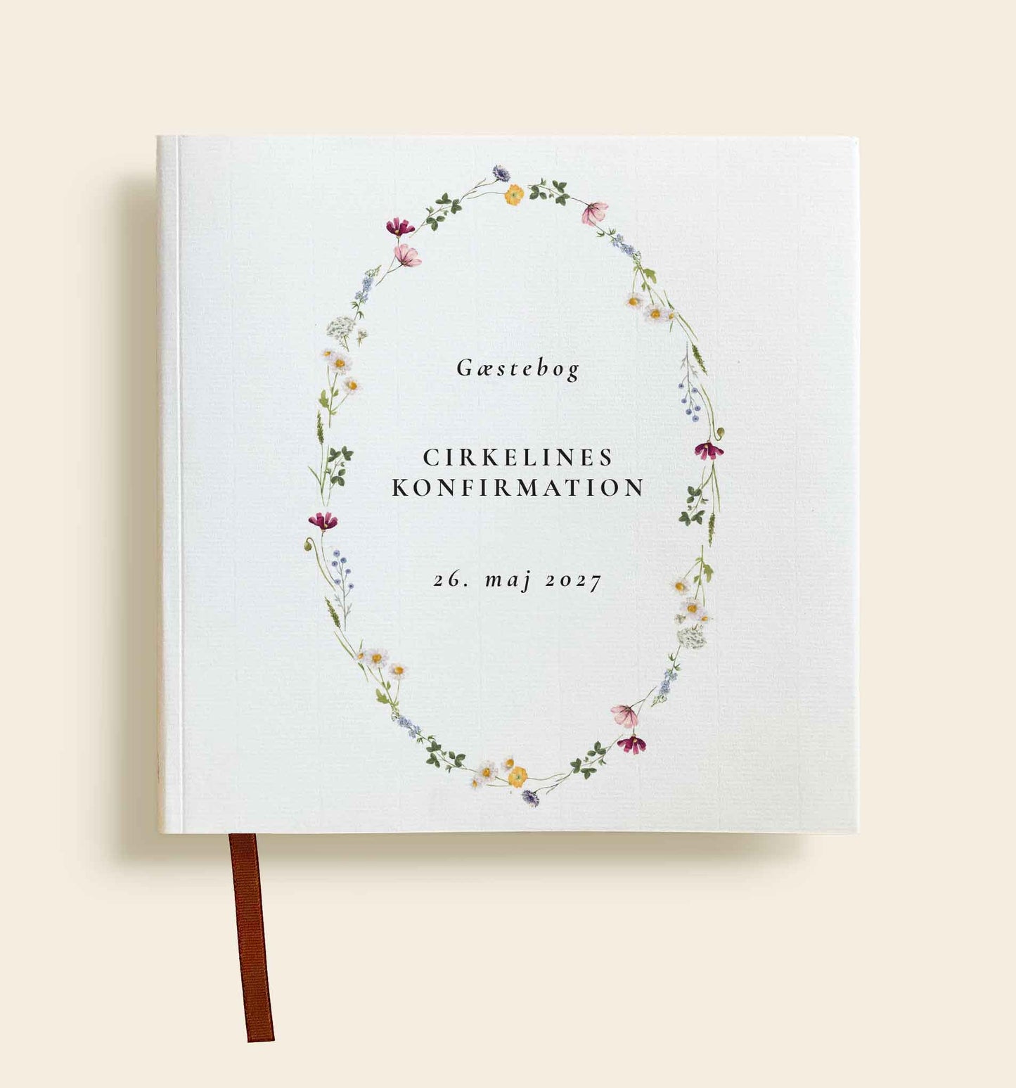 Cirkeline Konfirmation Gæstebog med personligt omslag
