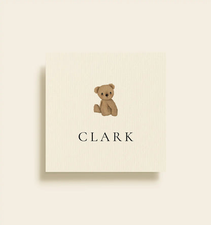 Clark Barnedåb Bordkort