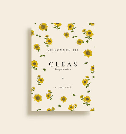 Clea Konfirmation Velkomstskilt