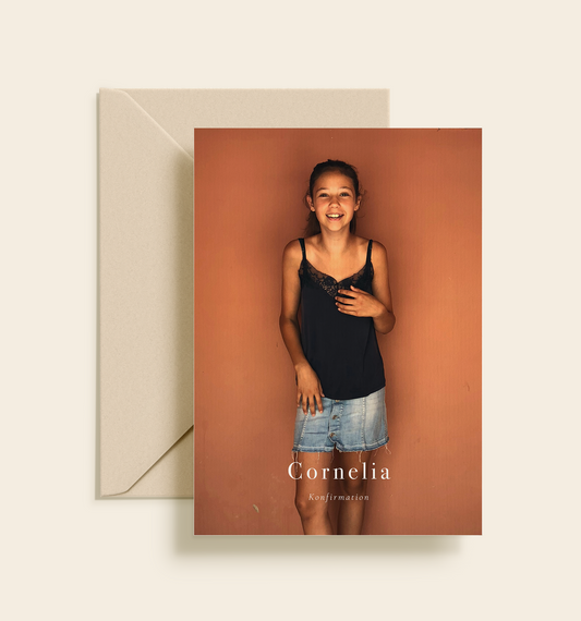 Cornelia Konfirmation Invitation