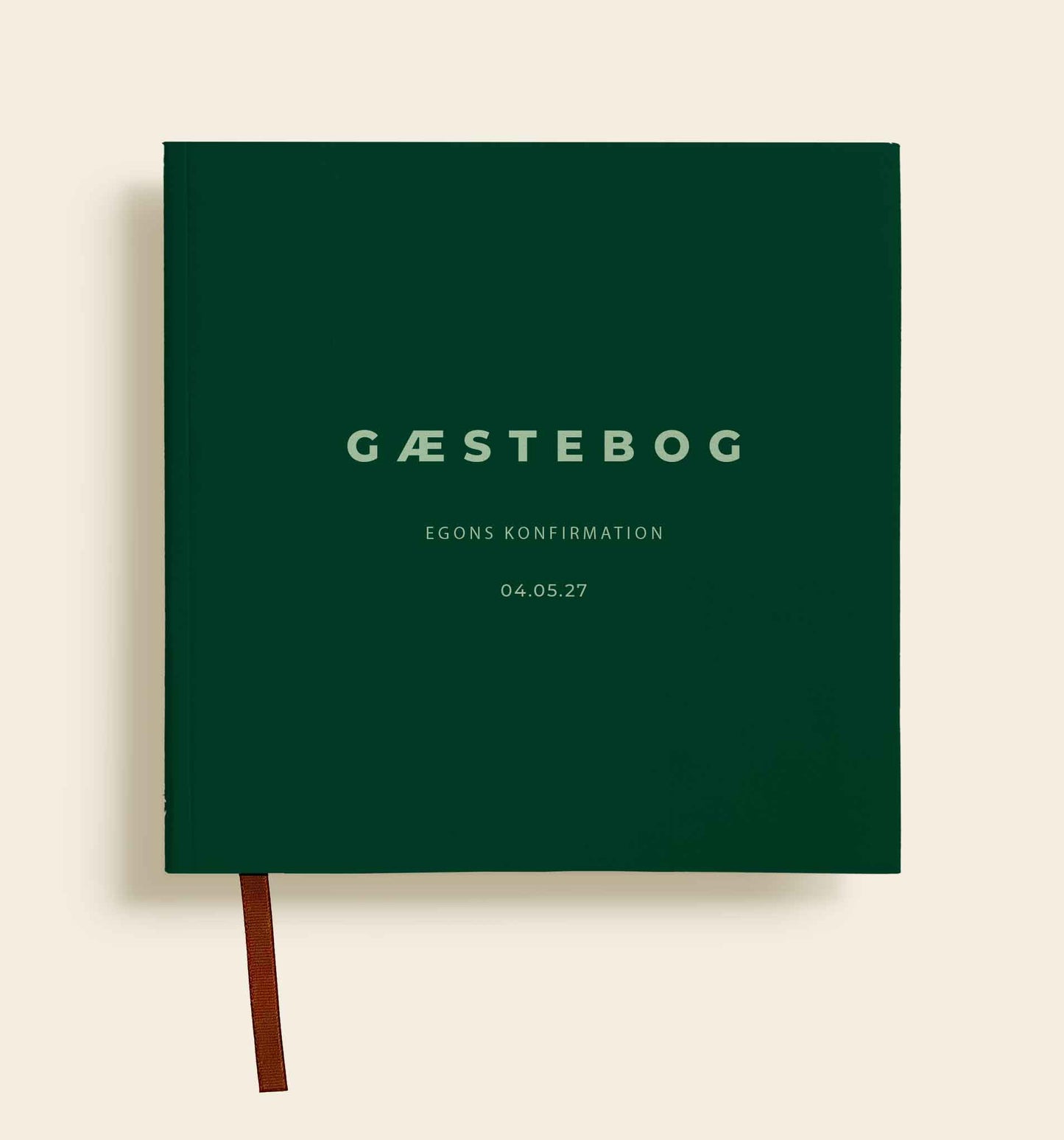 Egon Konfirmation Gæstebog med personligt omslag