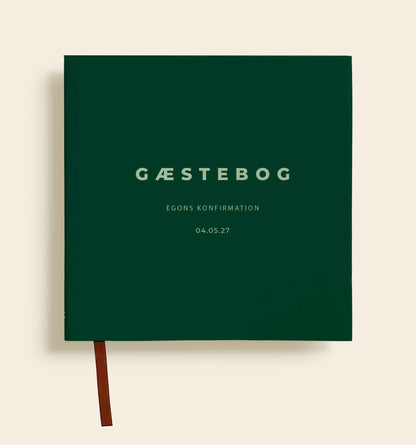 Egon Konfirmation Gæstebog med personligt omslag