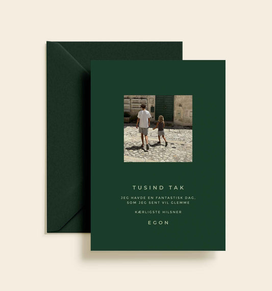 Egon Konfirmation Takkekort