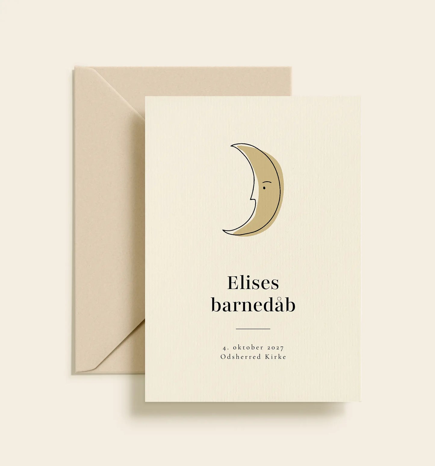 Elise Barnedåb Invitation