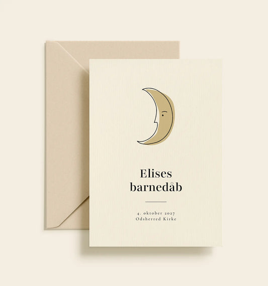 Elise Barnedåb Invitation