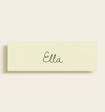 Ella Barnedåb Bordkort