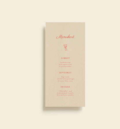 Ellinor Konfirmation Menukort