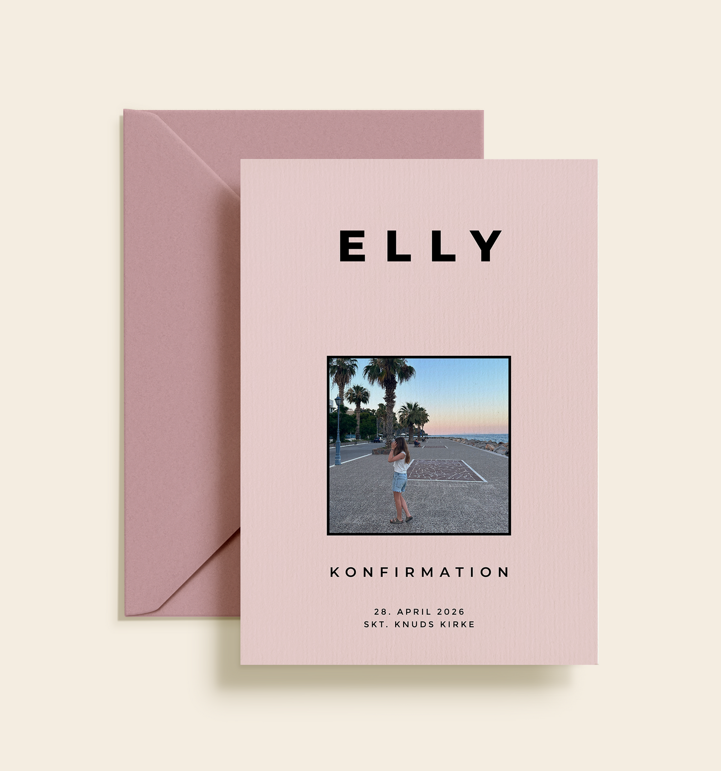 Elly Konfirmation Invitation