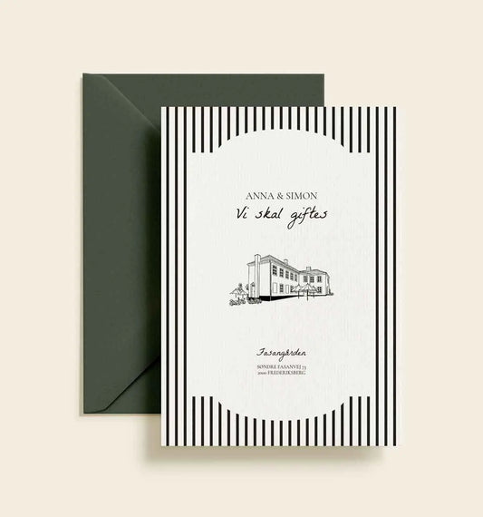 Fasangården Bryllup Invitation