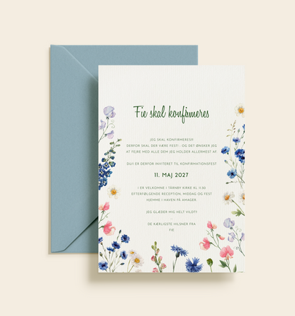 Fie Konfirmation Invitation