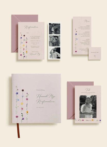 Hannah My Konfirmation Takkekort