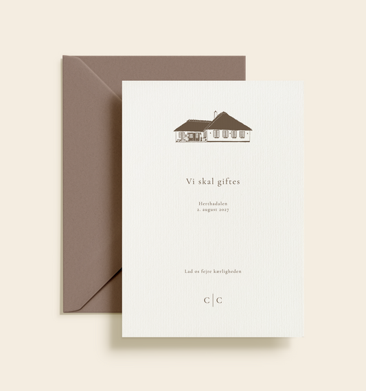 Herthadalen Bryllup Invitation
