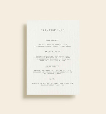 Holckenhavn Slot Bryllup Praktisk info