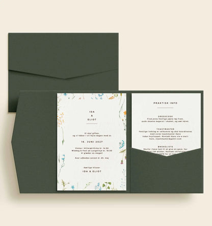 Ida & Eliot Bryllup Lommekuvert