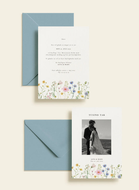 Invitationspakke 4 - Bryllup