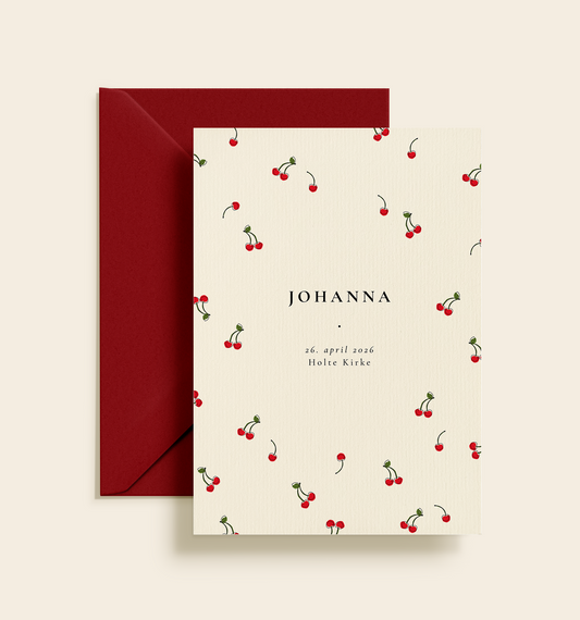 Johanna Konfirmation Invitation