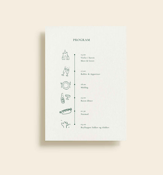 Kongekilden Bryllup Program