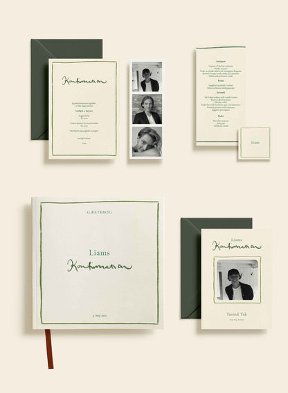 Liam Konfirmation Menukort