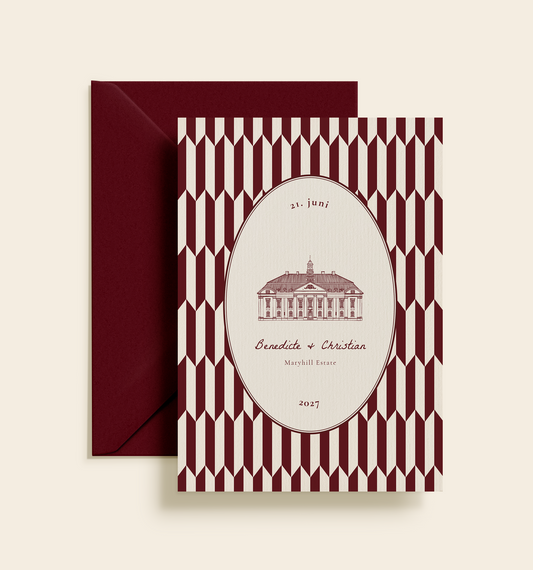 Maryhill Estate Bryllup Invitation