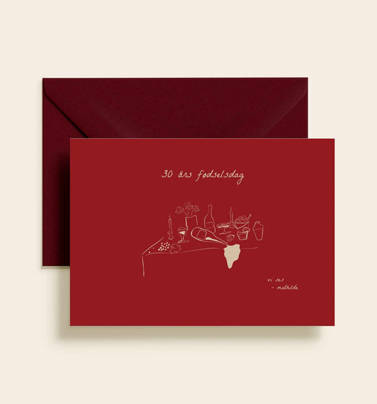 Mathilde Fødselsdag Invitation