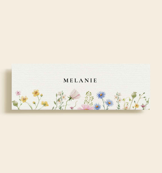 Melanie Konfirmation Bordkort