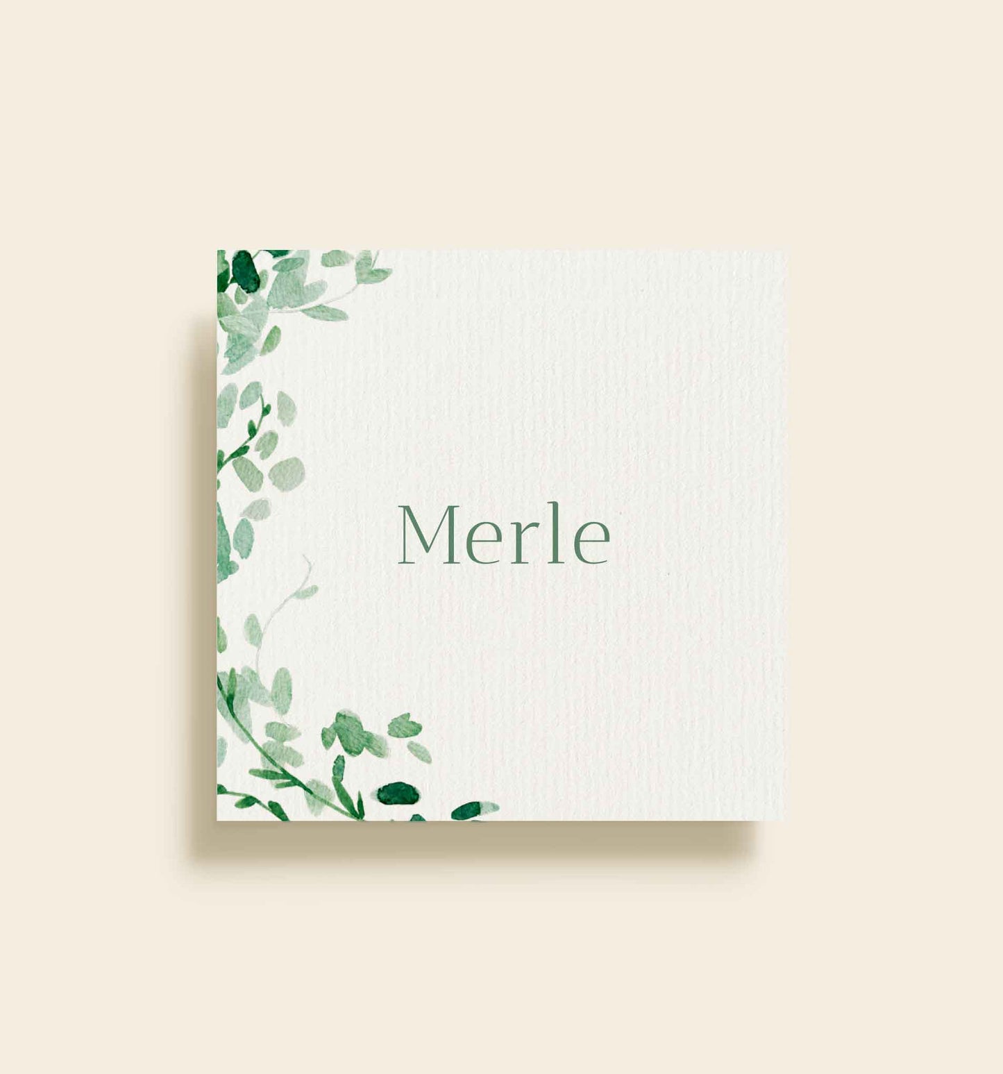 Merle Konfirmation Bordkort