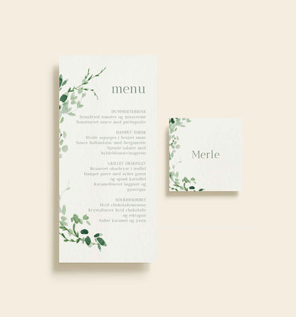 Merle Konfirmation Bordkort