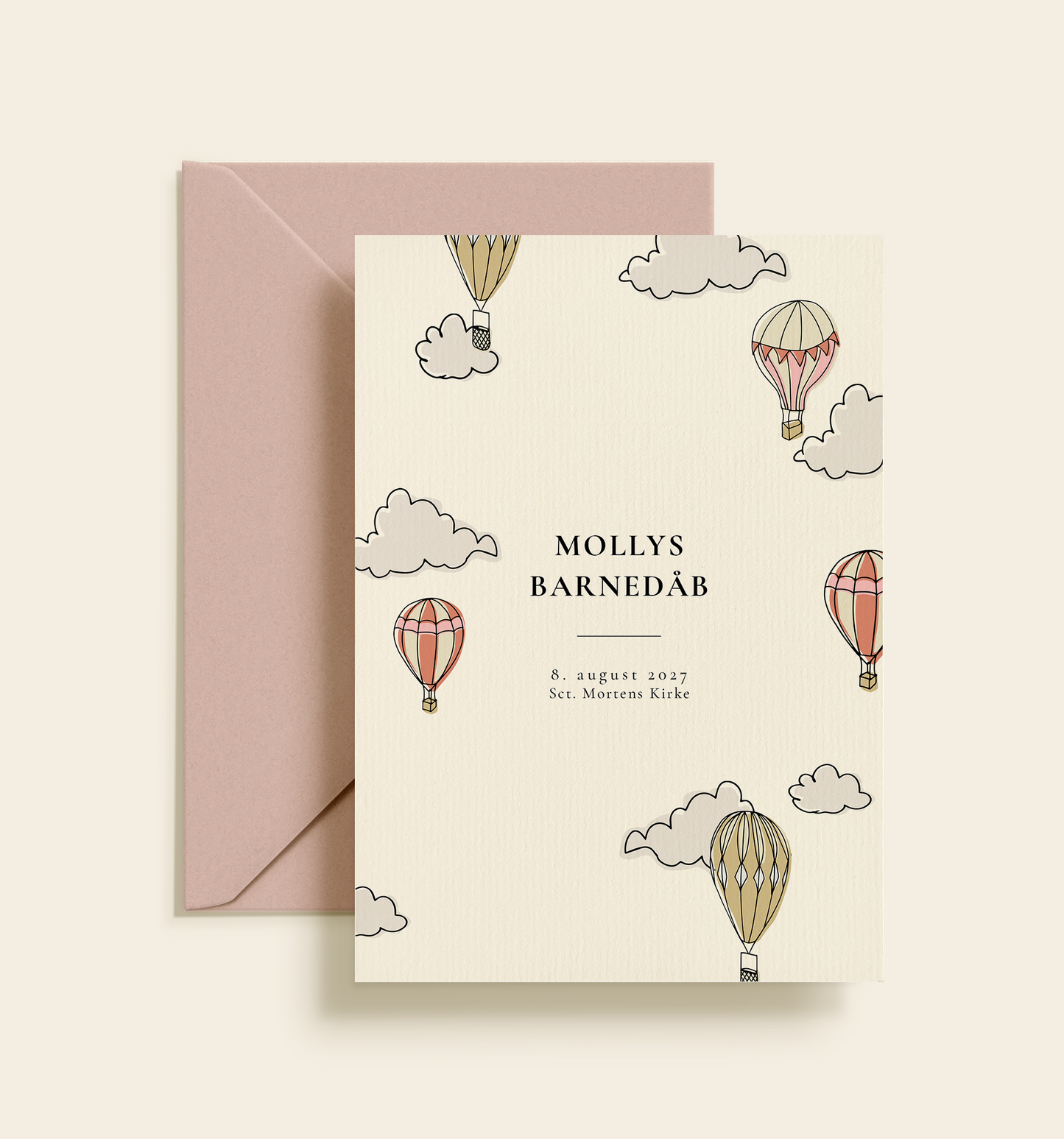 Molly Barnedåb Invitation