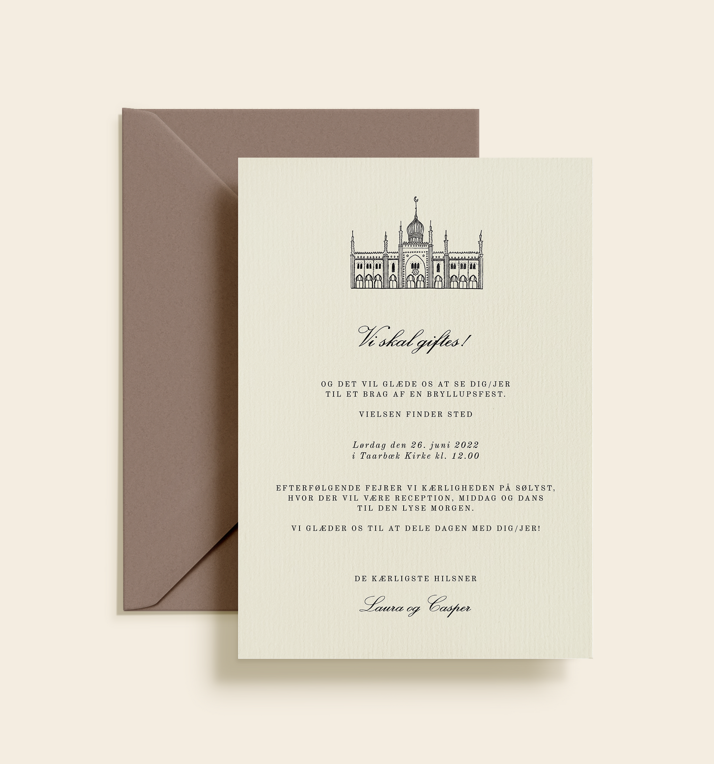 Nimb Bryllup Invitation