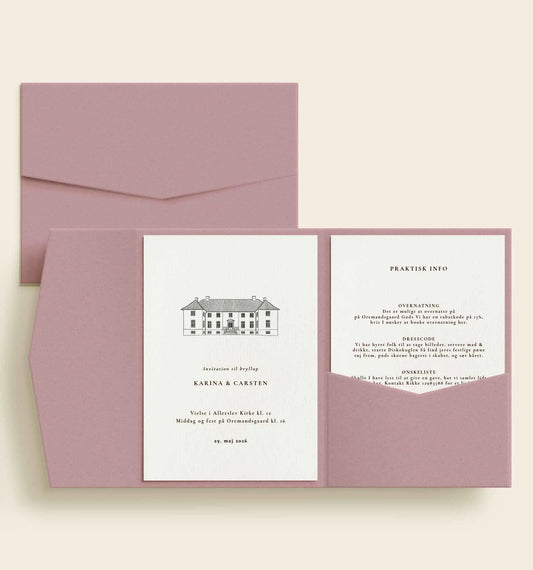 Oremandsgaard Bryllup Lommekuvert