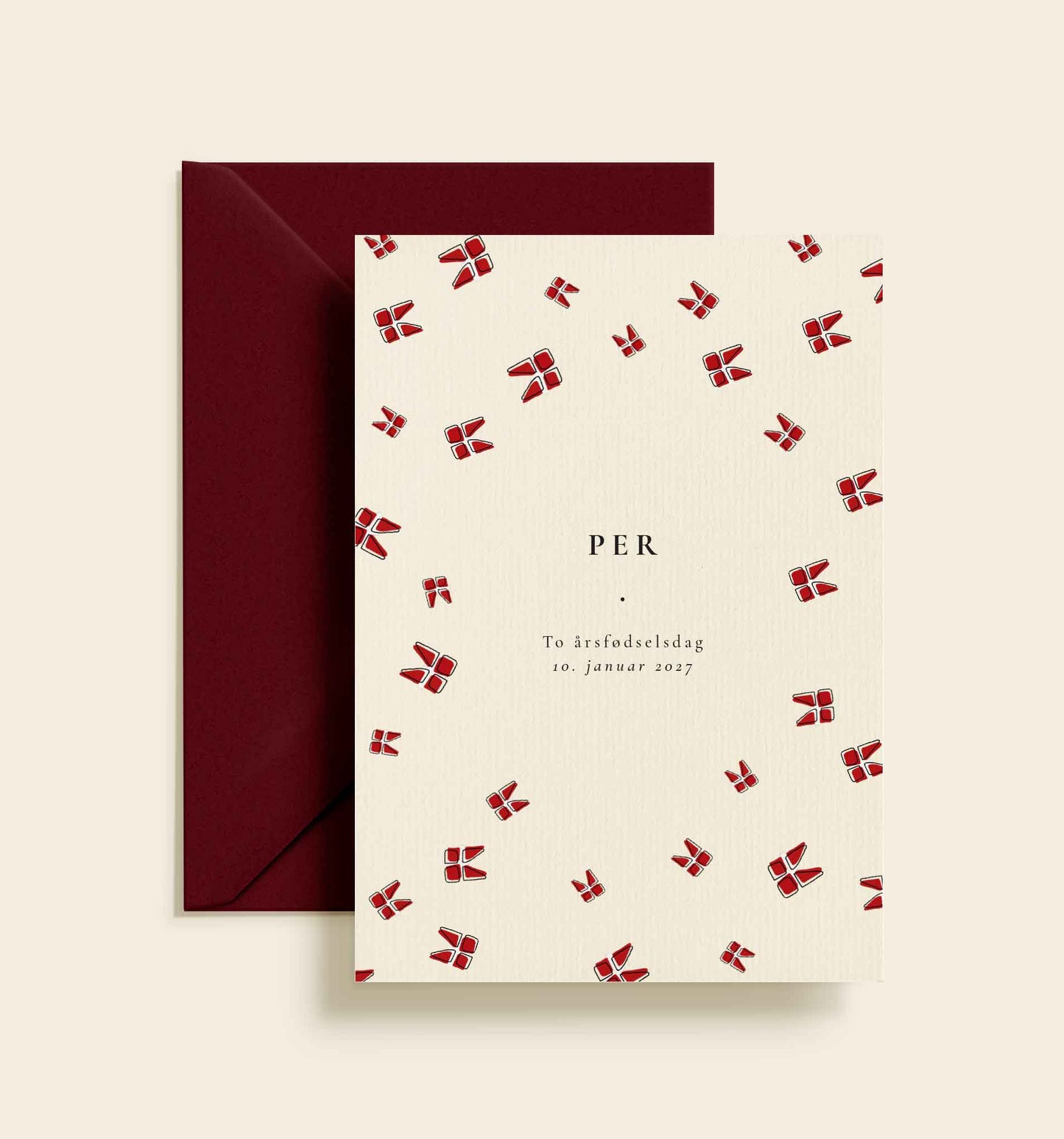 Per Fødselsdag Invitation